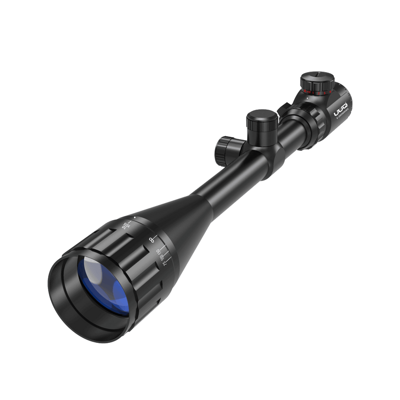 Load image into Gallery viewer, UUQ 6-24x50 AO Rifle Scope -for Hunting, Shotguns, and High-Powered, Long-Range Shooting with Rimfire, Pellets and Air Guns. Includes Illuminated Red/Green Reticle, Long Eye Relief with 20mm  - UUQ Optics
