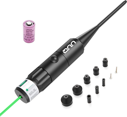 UUQ Bore Sight kit Red Laser Sight BoreSighter with Button Switch for 0.177 to 0.50 Caliber Rifles Handgun - UUQ Optics