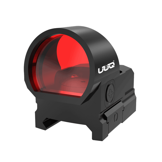 UUQ EagleC28 Shake Awake Red Dot Sight with Universal Mount - 2MOA, 1x26mm Lens, 10 Brightness Levels - UUQ Optics