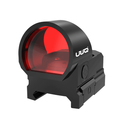 UUQ EagleC28 Shake Awake Red Dot Sight with Universal Mount - 2MOA, 1x26mm Lens, 10 Brightness Levels - UUQ Optics