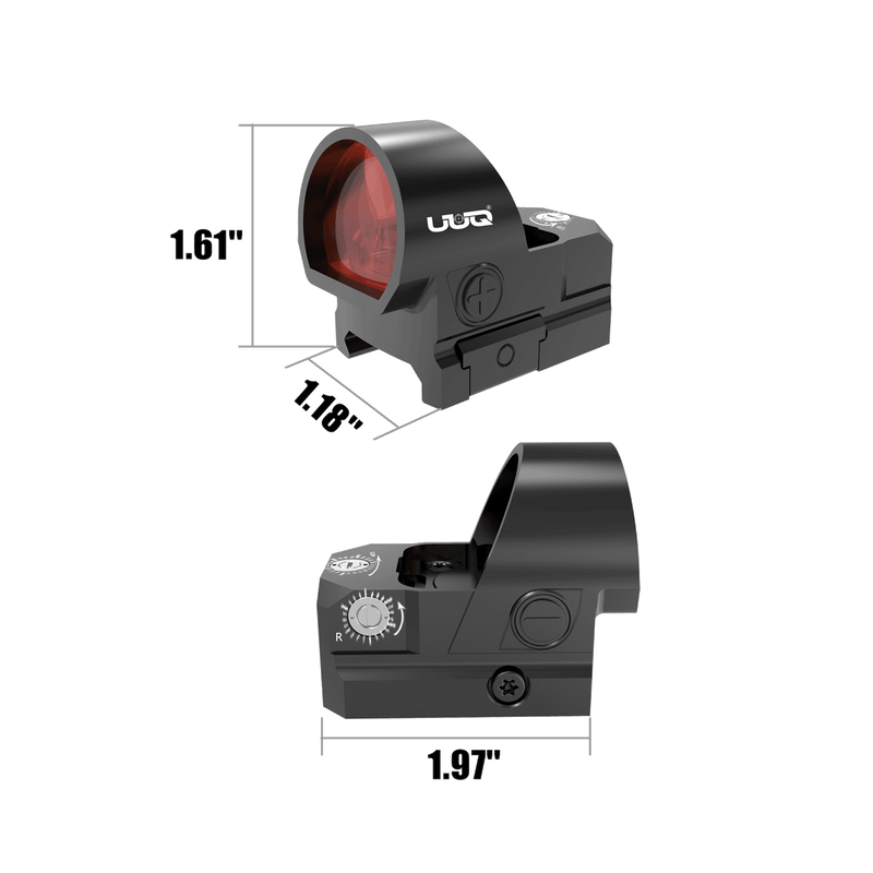Load image into Gallery viewer, UUQ EagleC28 Shake Awake Red Dot Sight with Universal Mount - 2MOA, 1x26mm Lens, 10 Brightness Levels - UUQ Optics
