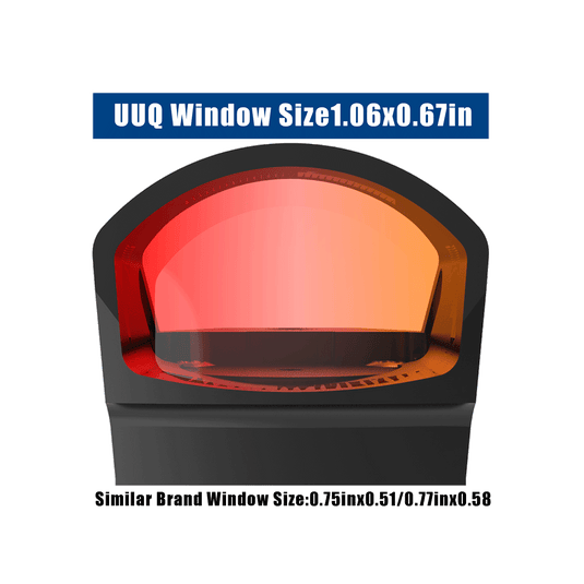 UUQ EagleR27 Red Dot Sight - Shake Awake, Large View, Universal Mount - UUQ Optics