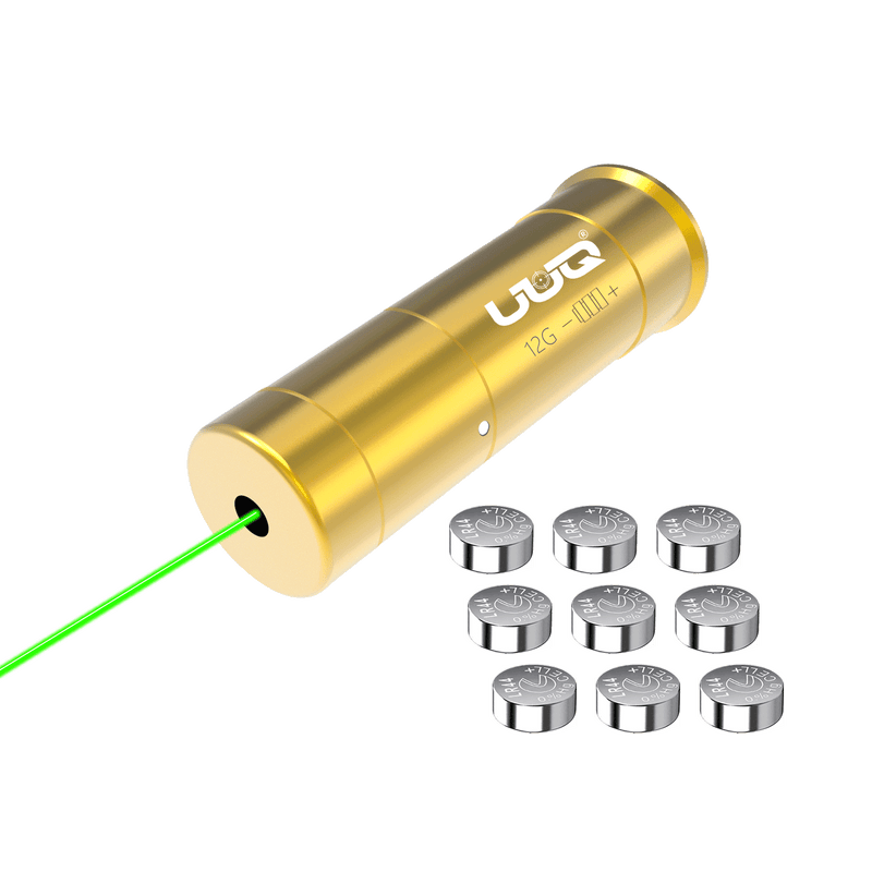 Load image into Gallery viewer, UUQ  Laser Bore Sight 12GA Green Laser(9Batteries) - UUQ Optics
