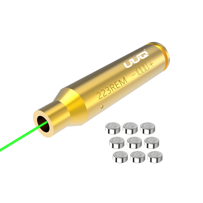 Load image into Gallery viewer, UUQ Laser Bore Sight 223/5.56 Green Laser(9Batteries) - UUQ Optics
