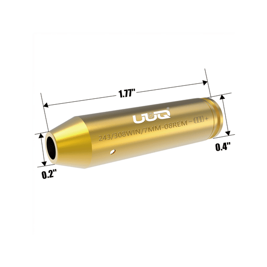 UUQ Laser Bore Sight 243/308 Red Laser(6Batteries) - UUQ Optics
