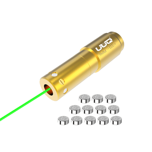 UUQ Laser Bore Sight 9MM Green Laser(12Batteries) - UUQ Optics