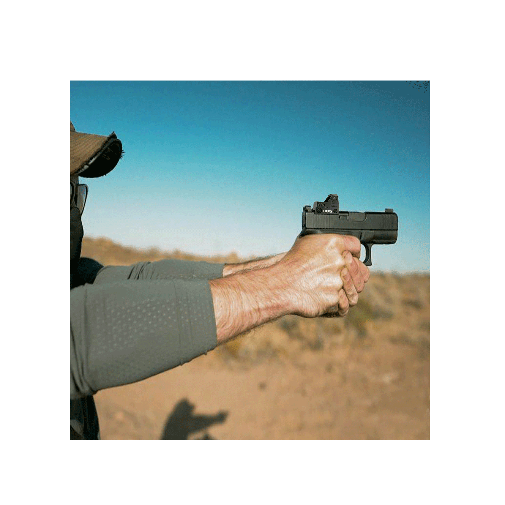 UUQ Mini Reflex Red Dot Sight - Shake Awake, 2MOA, RMR Compatible - UUQ Optics