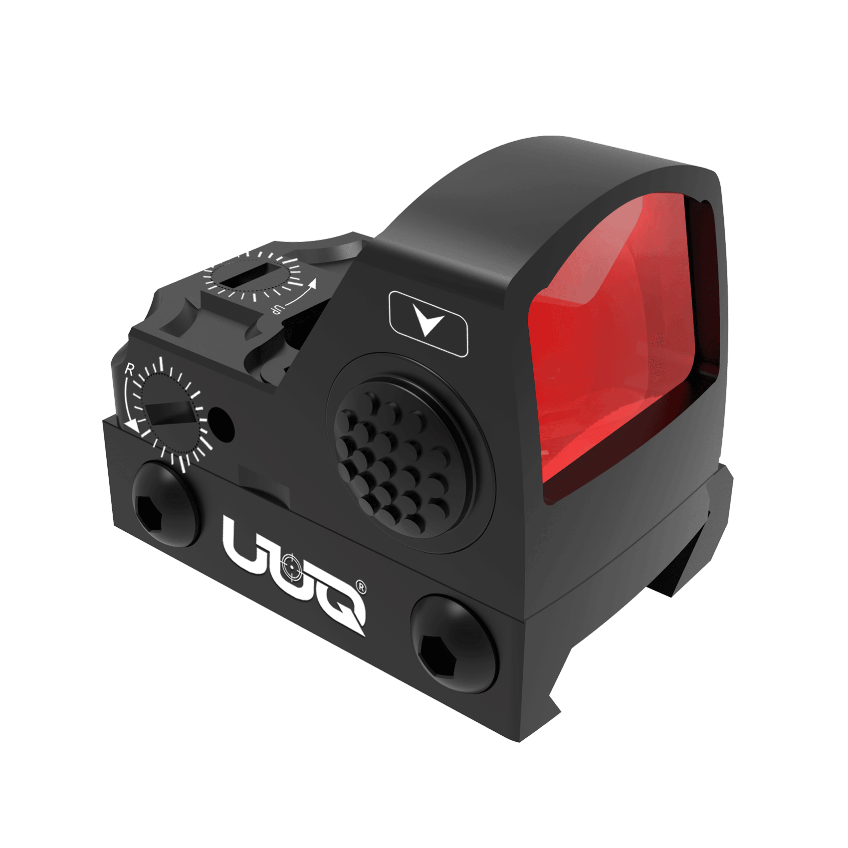 UUQ Mini Reflex Red Dot Sight Shake Awake Optic Sight for Rifles, Pistols and Shotguns 2MOA,12 Brightness Adjustment Red Dot Scope,HD1088 Suitable for RMR or 20mm Picatinny Rail - UUQ Optics