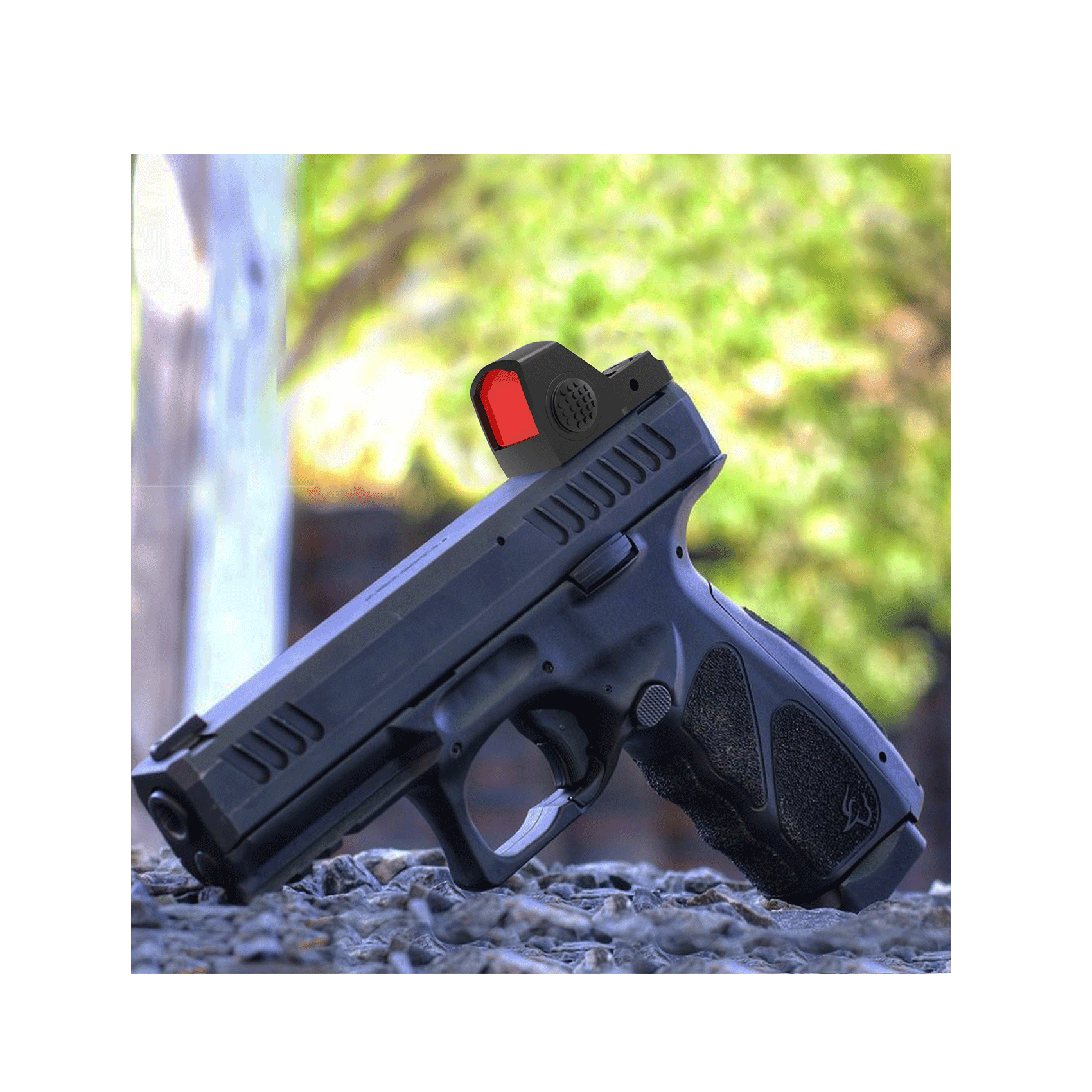 UUQ Mini Reflex Red Dot Sight Shake Awake Optic Sight for Rifles, Pistols and Shotguns 2MOA,12 Brightness Adjustment Red Dot Scope,HD1088 Suitable for RMR or 20mm Picatinny Rail - UUQ Optics