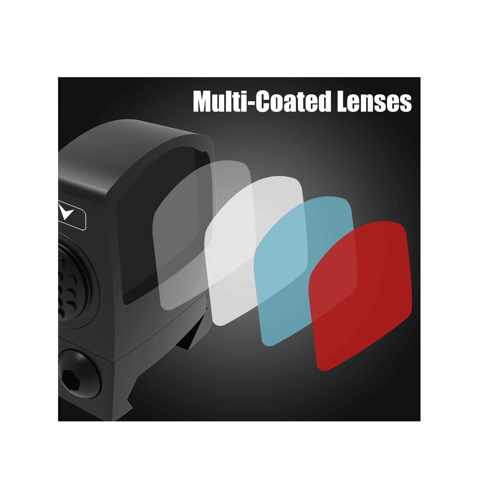 UUQ Mini Reflex Red Dot Sight Shake Awake Optic Sight for Rifles, Pistols and Shotguns 2MOA,12 Brightness Adjustment Red Dot Scope,HD1088 Suitable for RMR or 20mm Picatinny Rail - UUQ Optics