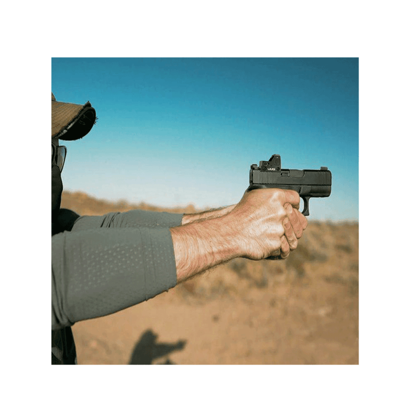 UUQ Eagle C28 Shake Awake Red Dot Sight Compatible With RMR Footprint And Picatinny Mount Include Universal Plate - 2moa 1x26mm Round Lens 10 Brightness - $99.99 + FREE Shipping Over $35