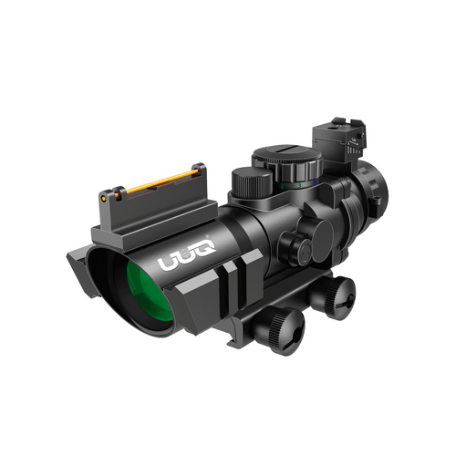 UUQ 4X32 Prism Scope with Fiber Optic Sight