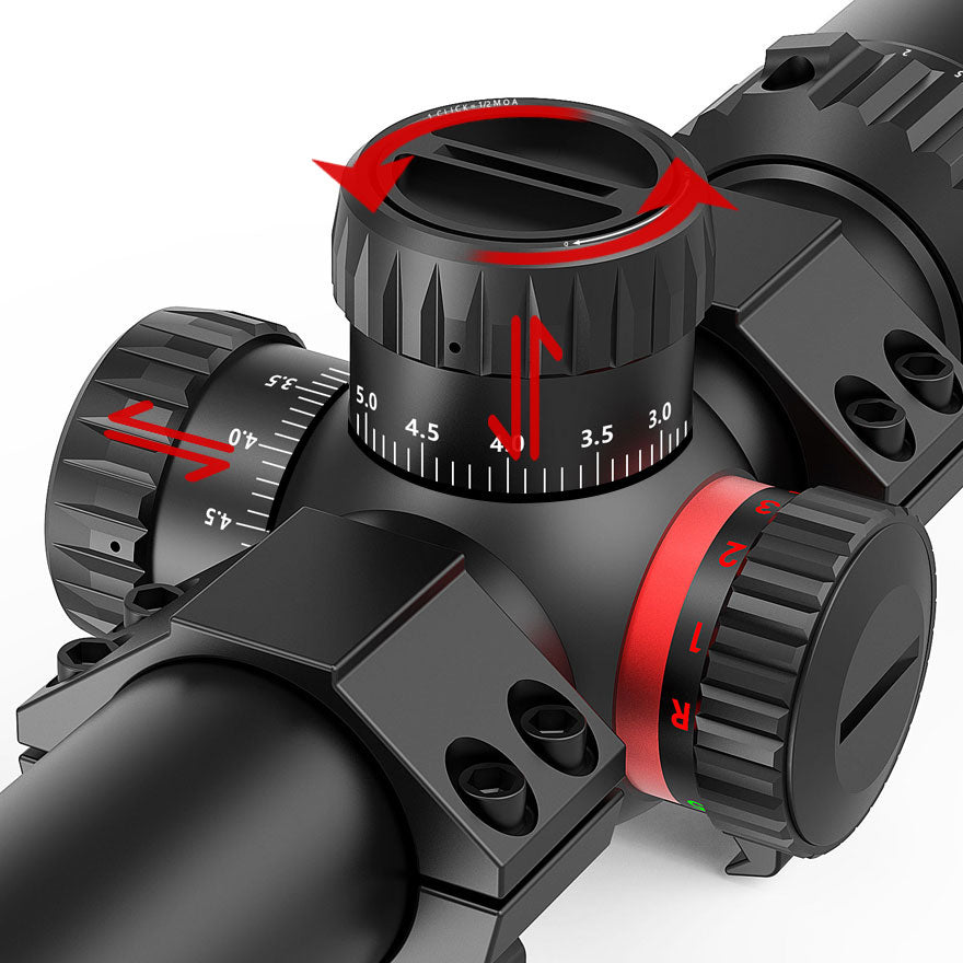 Turret locking function of UUQ scope, prevents accidental adjustment, ensures precise aiming.