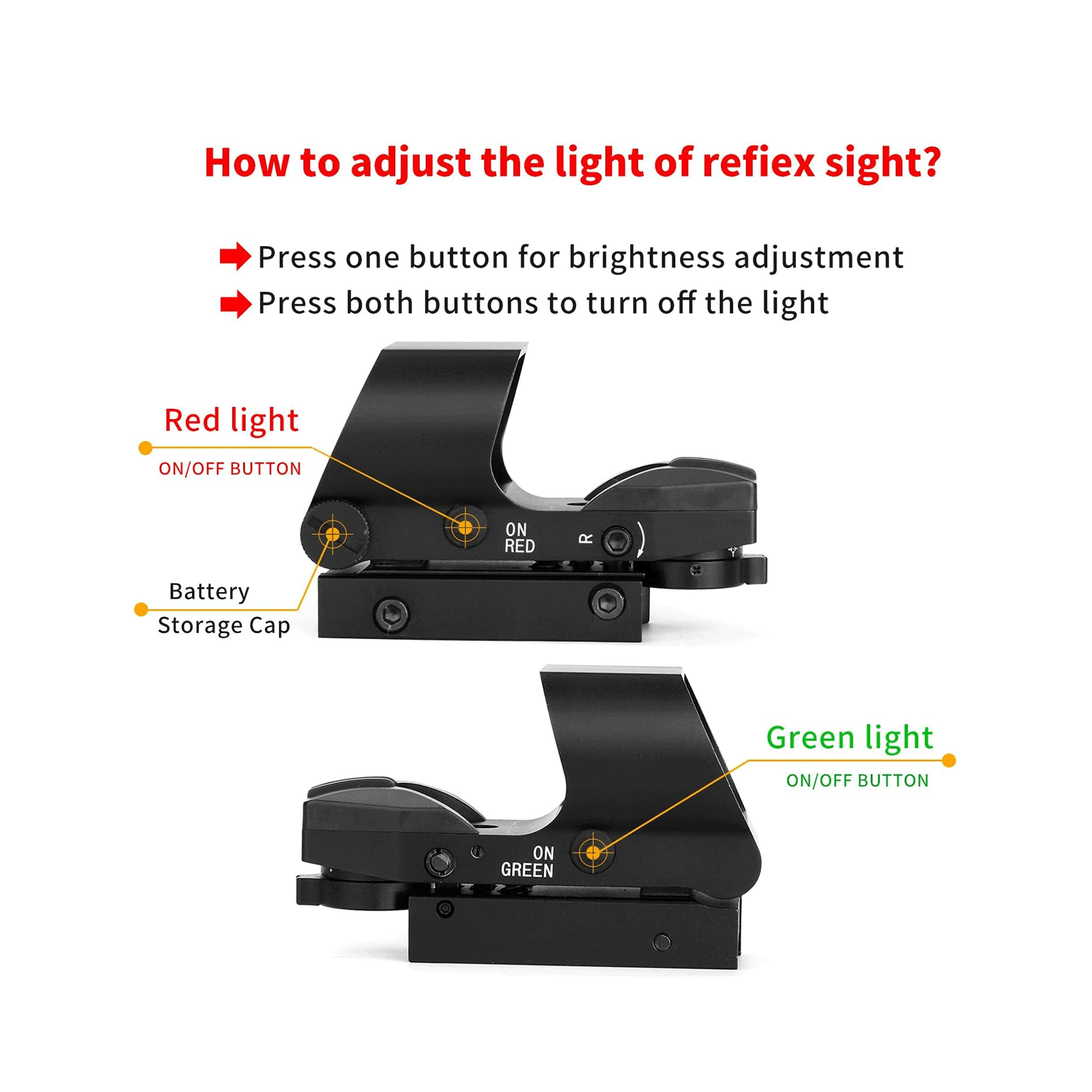 Legion 4-12x50 3 in 1 Combo Scope with Green Laser With Upgraded Dot Sight, showing 4x and 12x magnification at 600 yards.