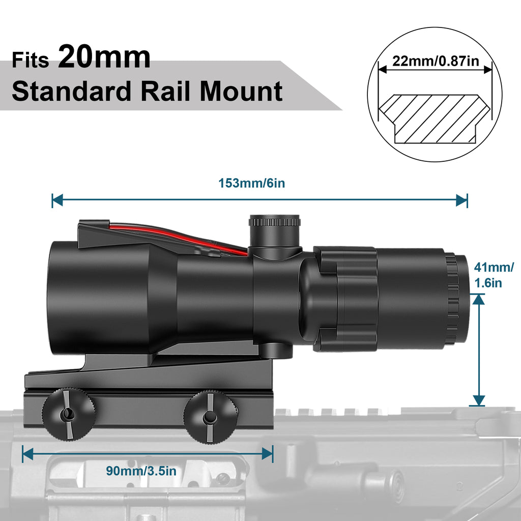 Ranger-ER 3x32 Tri-Color Fiber Prism Scope|UUQ Optics